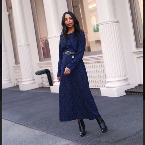 Elizabeth & James Button-Back Maxi Dress size M - Picture 12 of 12